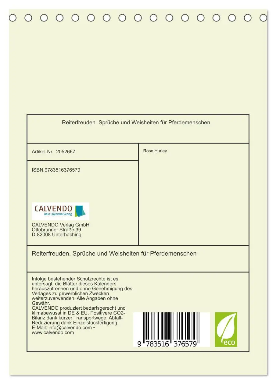 Bild: 9783516376579 | Reiterfreuden. Sprüche und Weisheiten für Pferdemenschen...