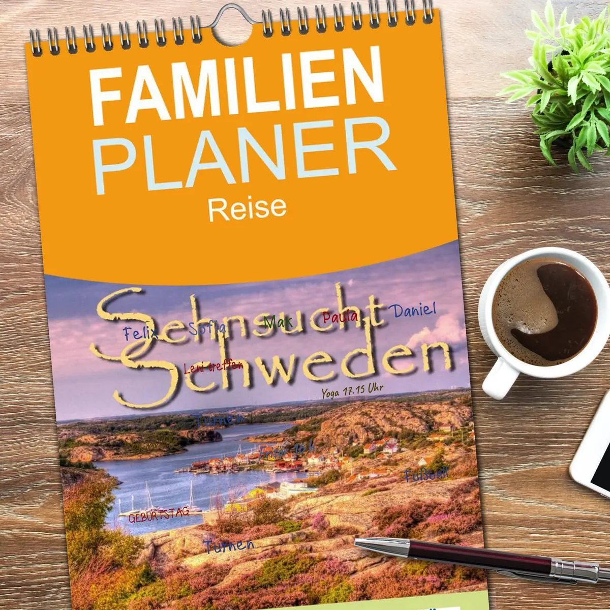 Bild: 9783516516579 | Familienplaner 2026 - Sehnsucht Schweden - Sverige mit 5 Spalten...