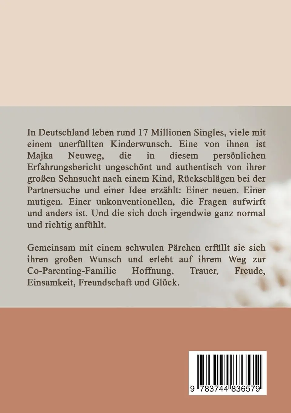 Rückseite: 9783744836579 | Drei Menschen. Eine Sehnsucht. | Majka Neuweg | Taschenbuch | 140 S.