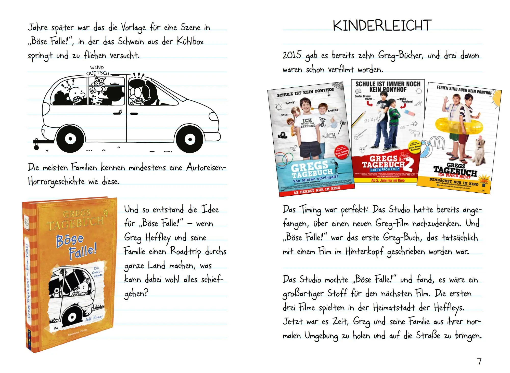 Bild: 9783833936579 | Gregs Filmtagebuch 2 - Böse Falle! | Das Making-of | Jeff Kinney