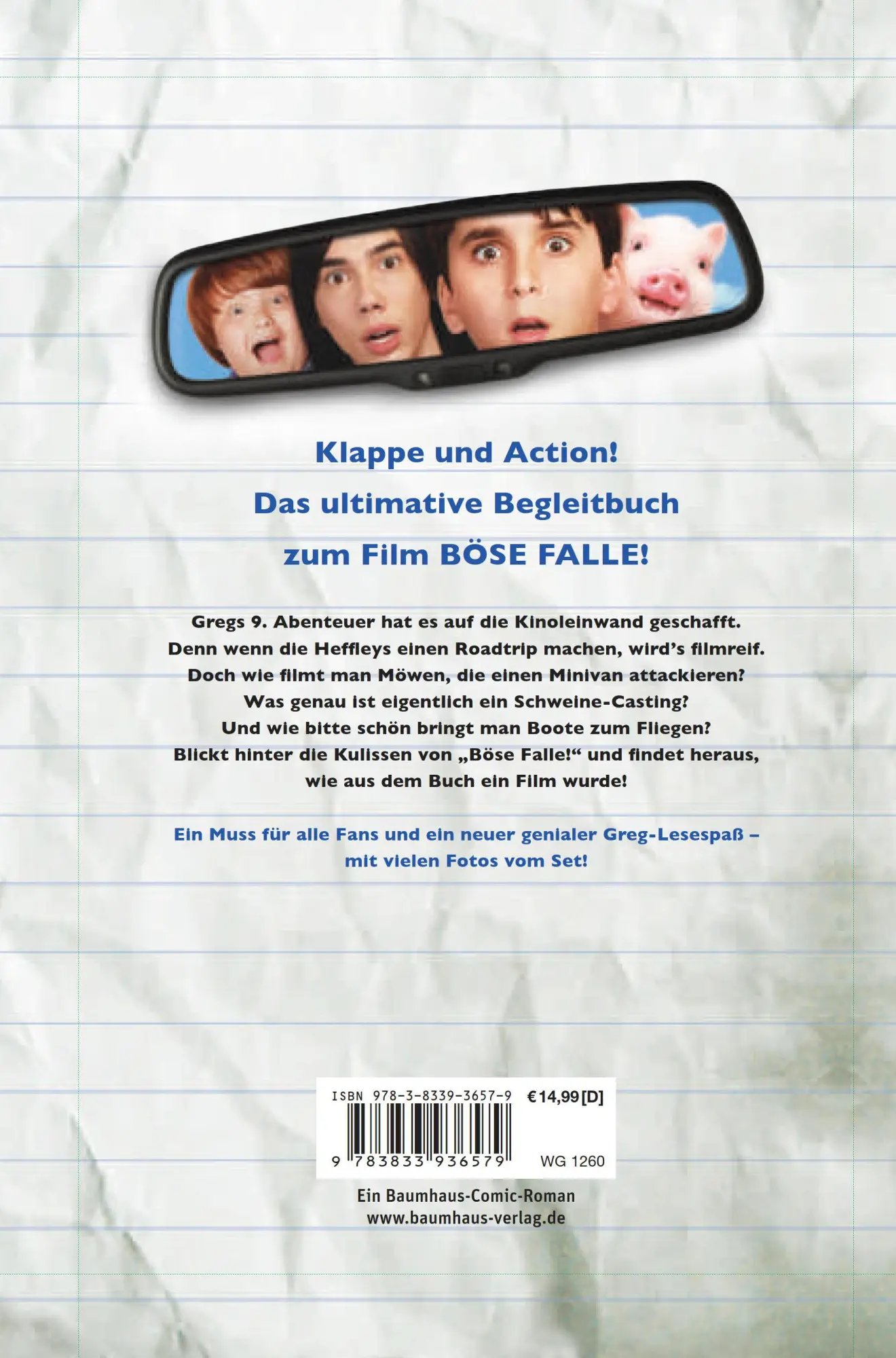 Bild: 9783833936579 | Gregs Filmtagebuch 2 - Böse Falle! | Das Making-of | Jeff Kinney