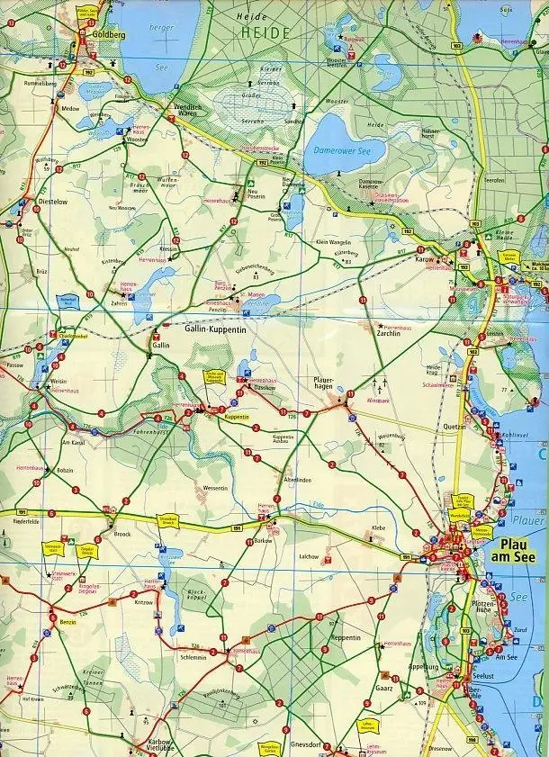 Bild: 9783899206579 | Radwanderkarte Eldeland - Lewitz 1 : 75 000 | (Land-)Karte | Radkarte