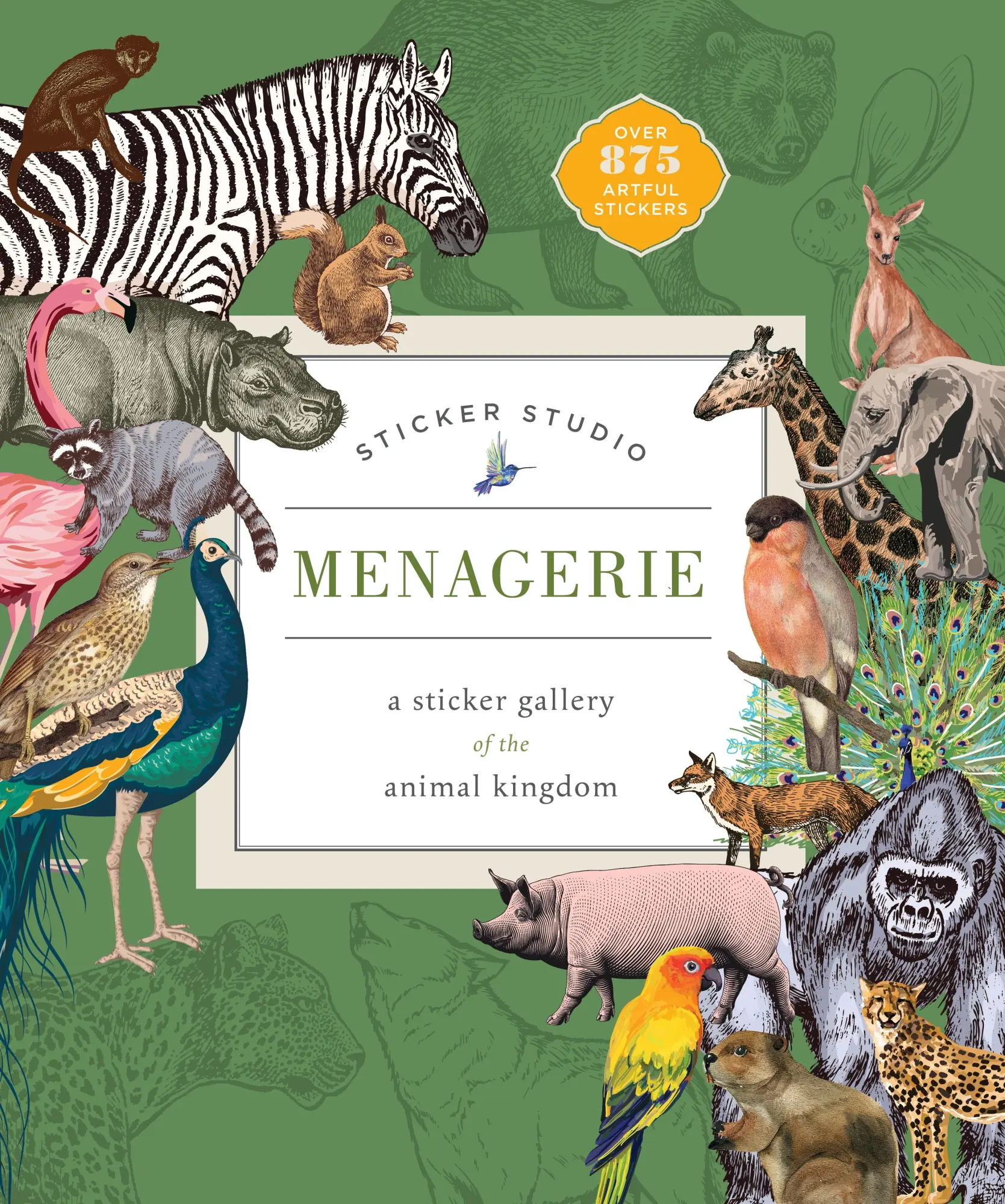 Cover: 9781250396679 | Sticker Studio: Menagerie | A Sticker Gallery of the Animal Kingdom