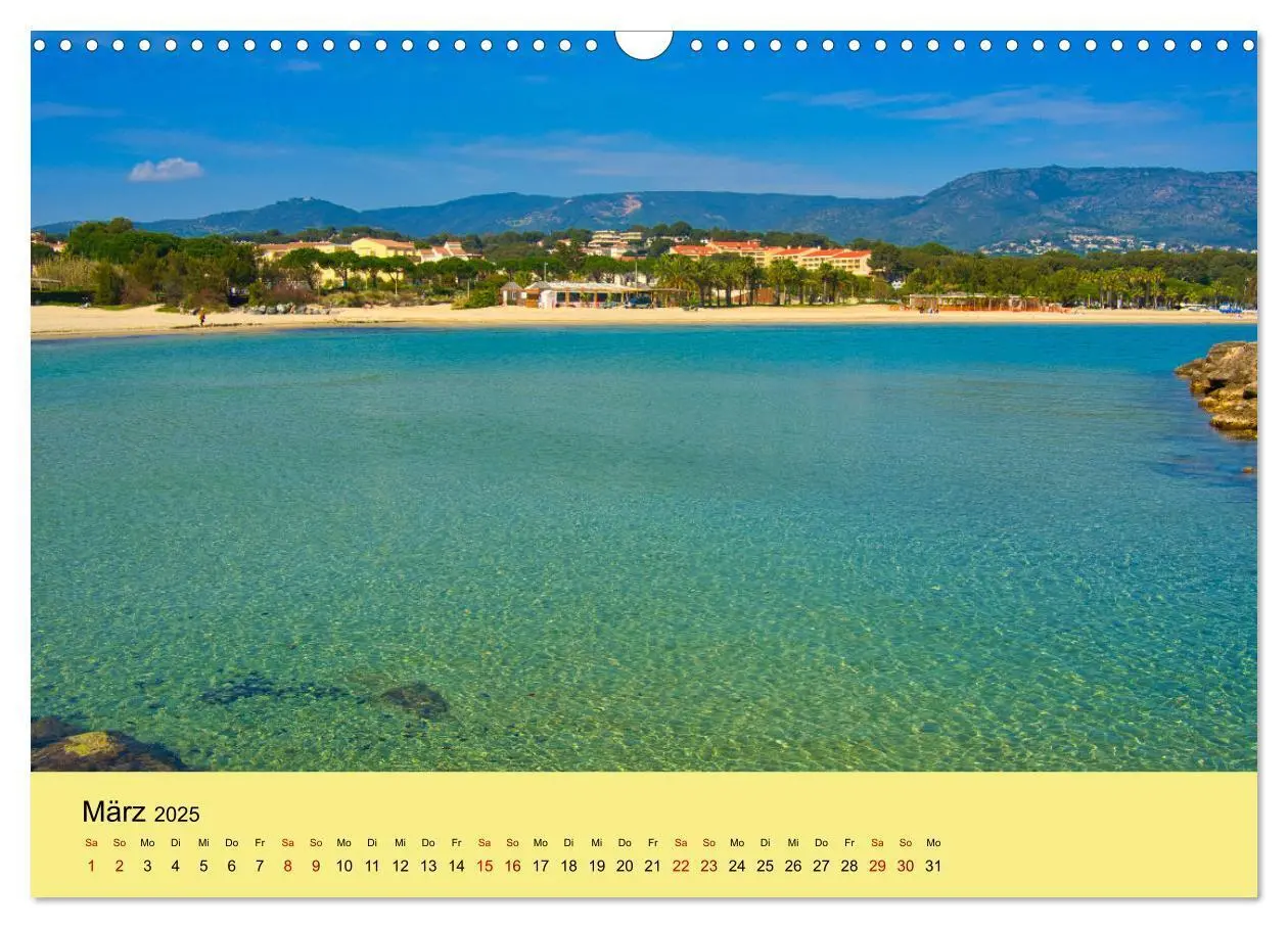 Bild: 9783435016679 | Naturparadiese an der Côte d'Azur (Wandkalender 2025 DIN A3 quer),...
