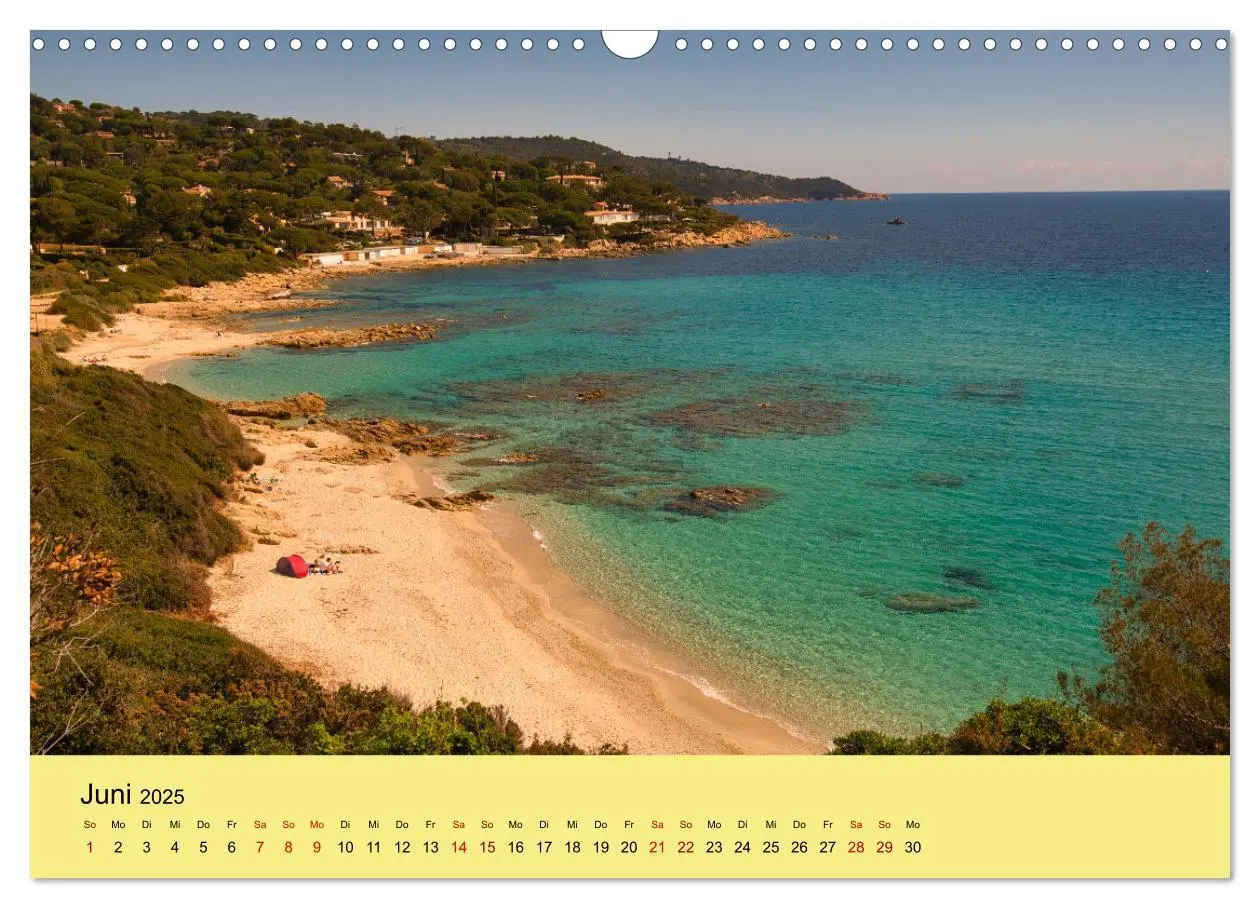 Bild: 9783435016679 | Naturparadiese an der Côte d'Azur (Wandkalender 2025 DIN A3 quer),...