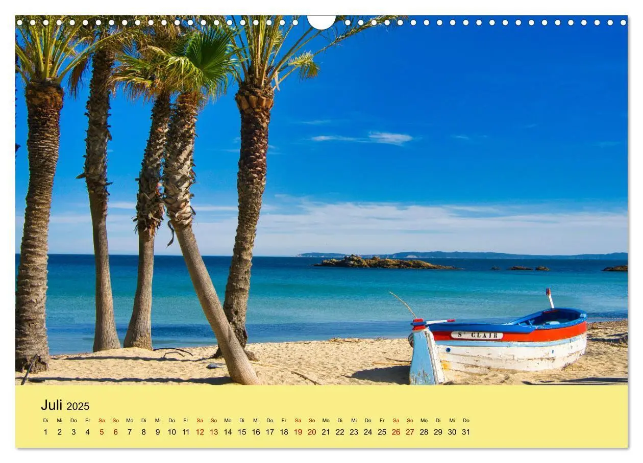 Bild: 9783435016679 | Naturparadiese an der Côte d'Azur (Wandkalender 2025 DIN A3 quer),...
