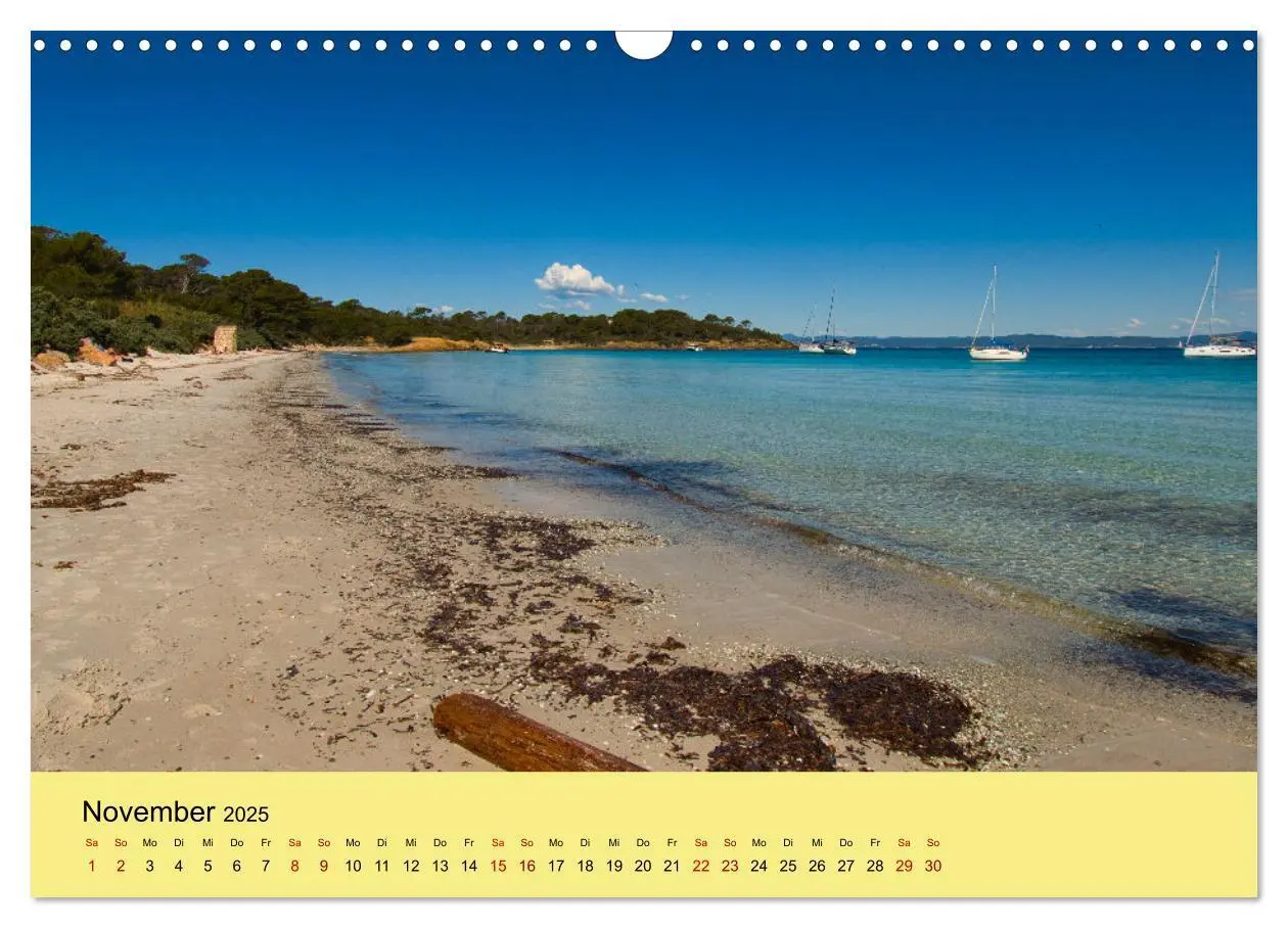 Bild: 9783435016679 | Naturparadiese an der Côte d'Azur (Wandkalender 2025 DIN A3 quer),...