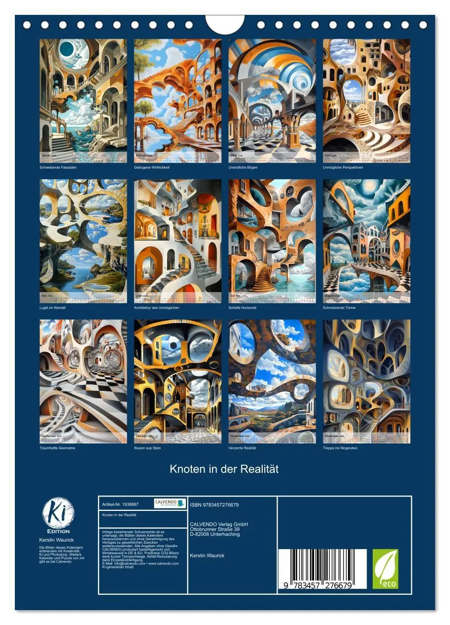 Bild: 9783457276679 | Knoten in der Realität (Wandkalender 2026 DIN A4 hoch), CALVENDO...