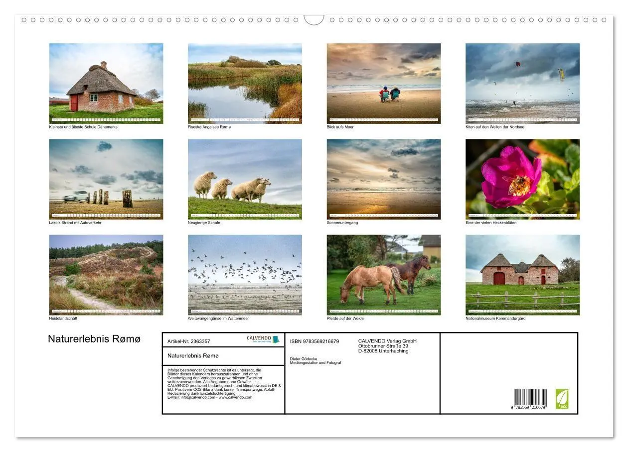 Bild: 9783569216679 | Naturerlebnis Rømø (Wandkalender 2027 DIN A2 quer), CALVENDO...