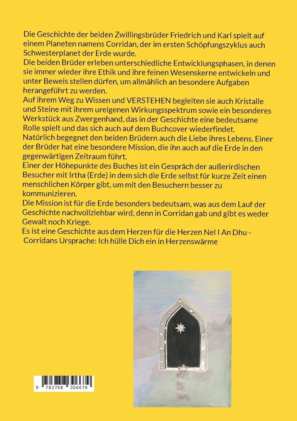 Rückseite: 9783758306679 | Die Zwillingsbrüder im Stein | Die Chroniken von Corridan I | Rajkoff