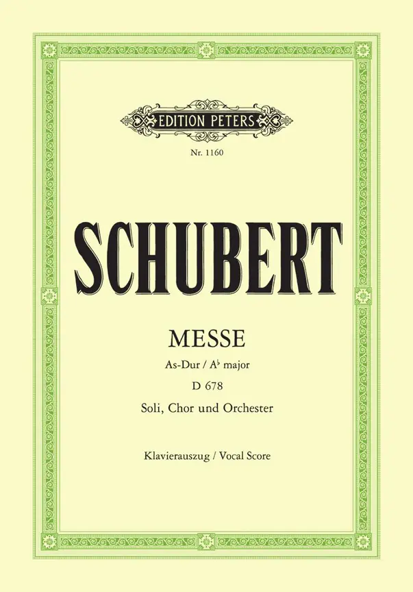 Cover: 9790014006679 | Messe As-Dur D. 678 | Franz Schubert | Buch | Edition Peters