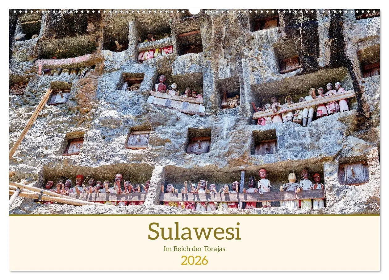 Cover: 9783457266779 | Sulawesi Im Reich der Torajas (Wandkalender 2026 DIN A2 quer),...