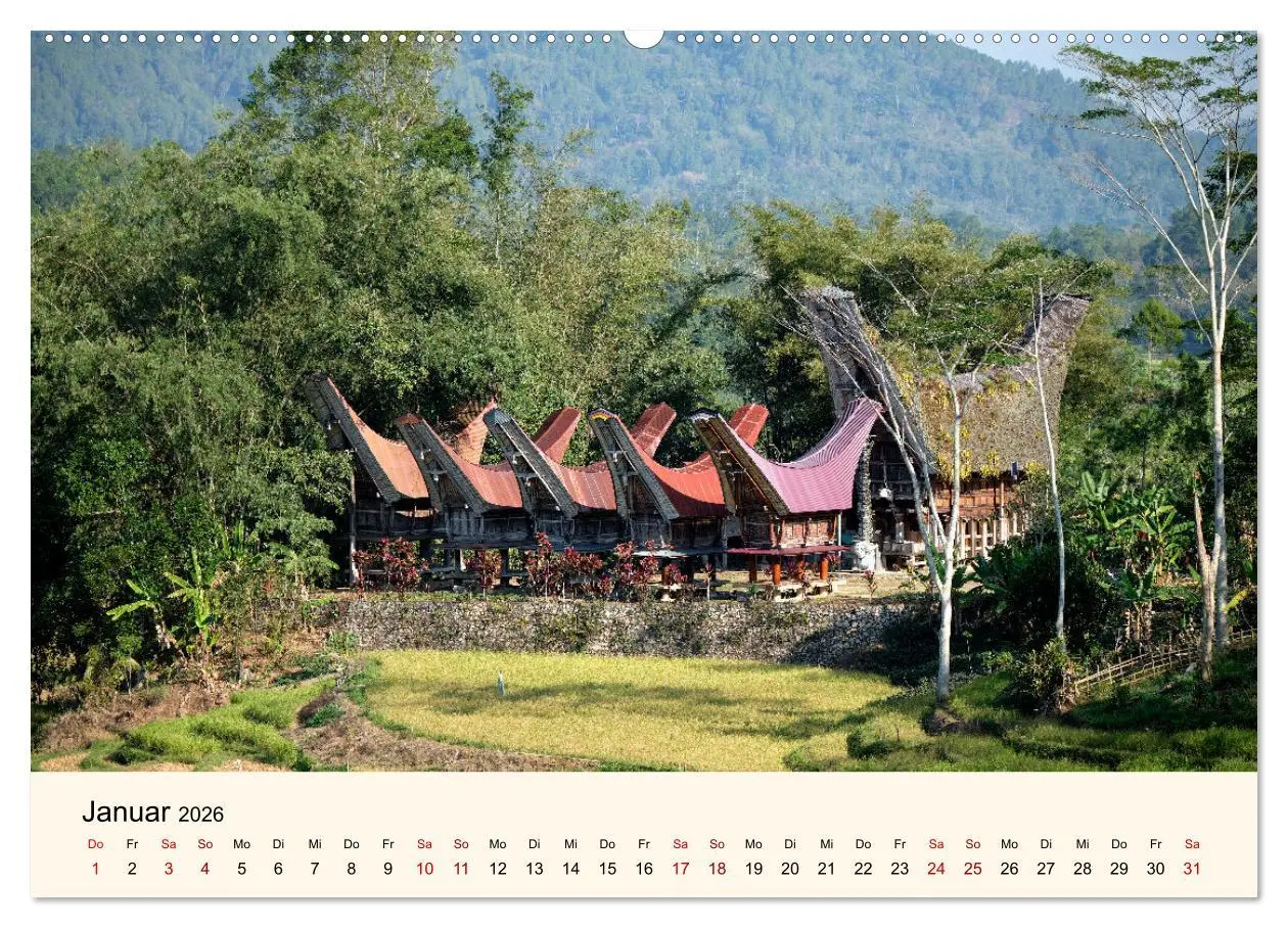 Bild: 9783457266779 | Sulawesi Im Reich der Torajas (Wandkalender 2026 DIN A2 quer),...