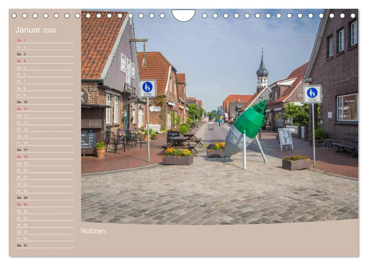 Bild: 9783457886779 | Hooksiel im Friesland (Wandkalender 2026 DIN A4 quer), CALVENDO...