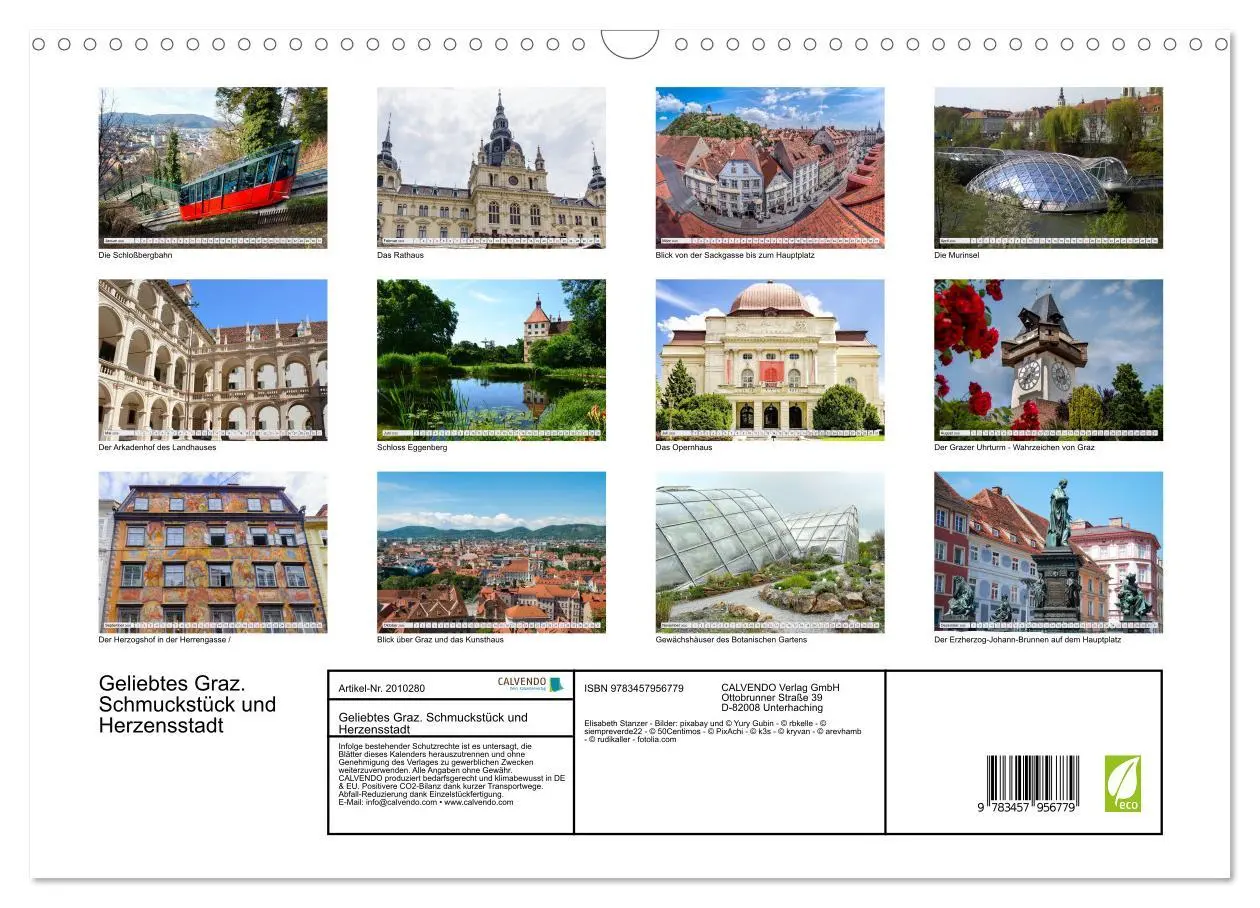 Bild: 9783457956779 | Geliebtes Graz. Schmuckstück und Herzensstadt (Wandkalender 2026...
