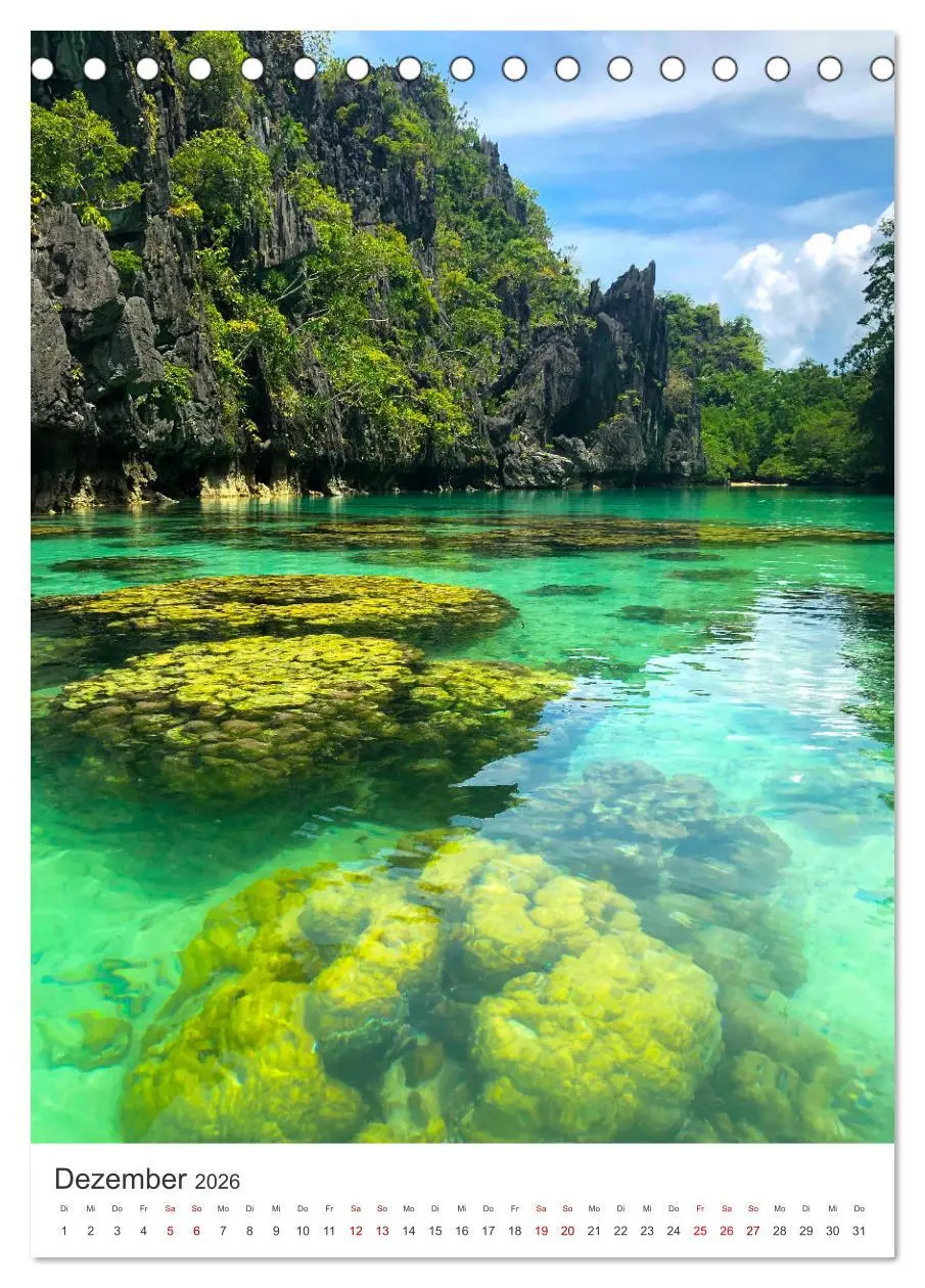 Bild: 9783516356779 | Philippinen - Ein wahres Inselparadies. (Tischkalender 2026 DIN A5...