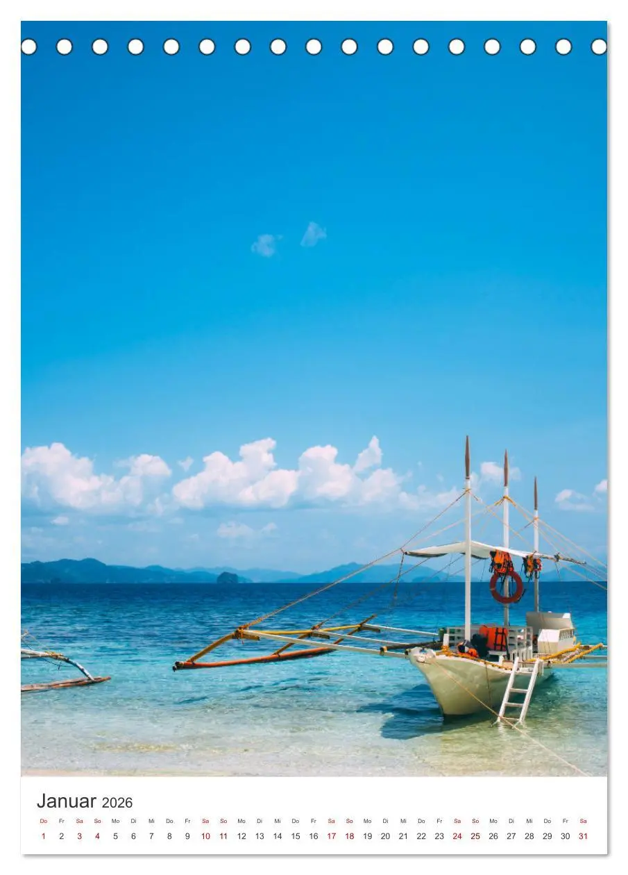 Bild: 9783516356779 | Philippinen - Ein wahres Inselparadies. (Tischkalender 2026 DIN A5...