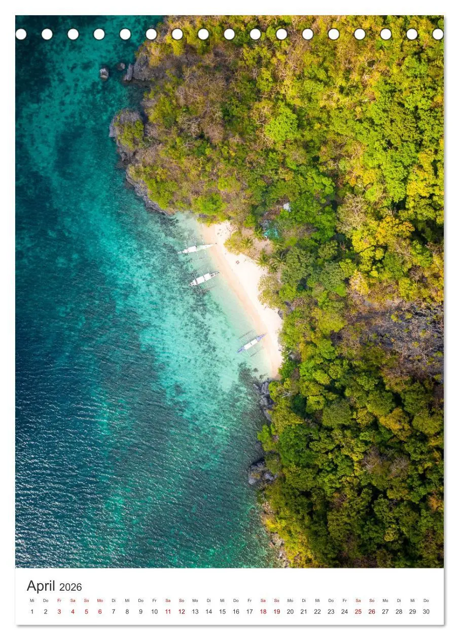 Bild: 9783516356779 | Philippinen - Ein wahres Inselparadies. (Tischkalender 2026 DIN A5...