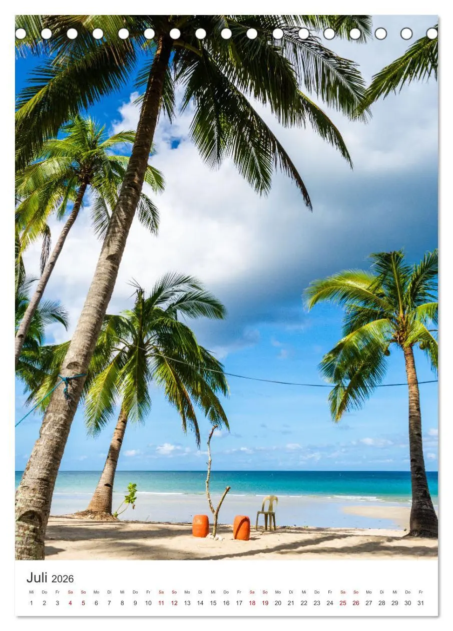 Bild: 9783516356779 | Philippinen - Ein wahres Inselparadies. (Tischkalender 2026 DIN A5...