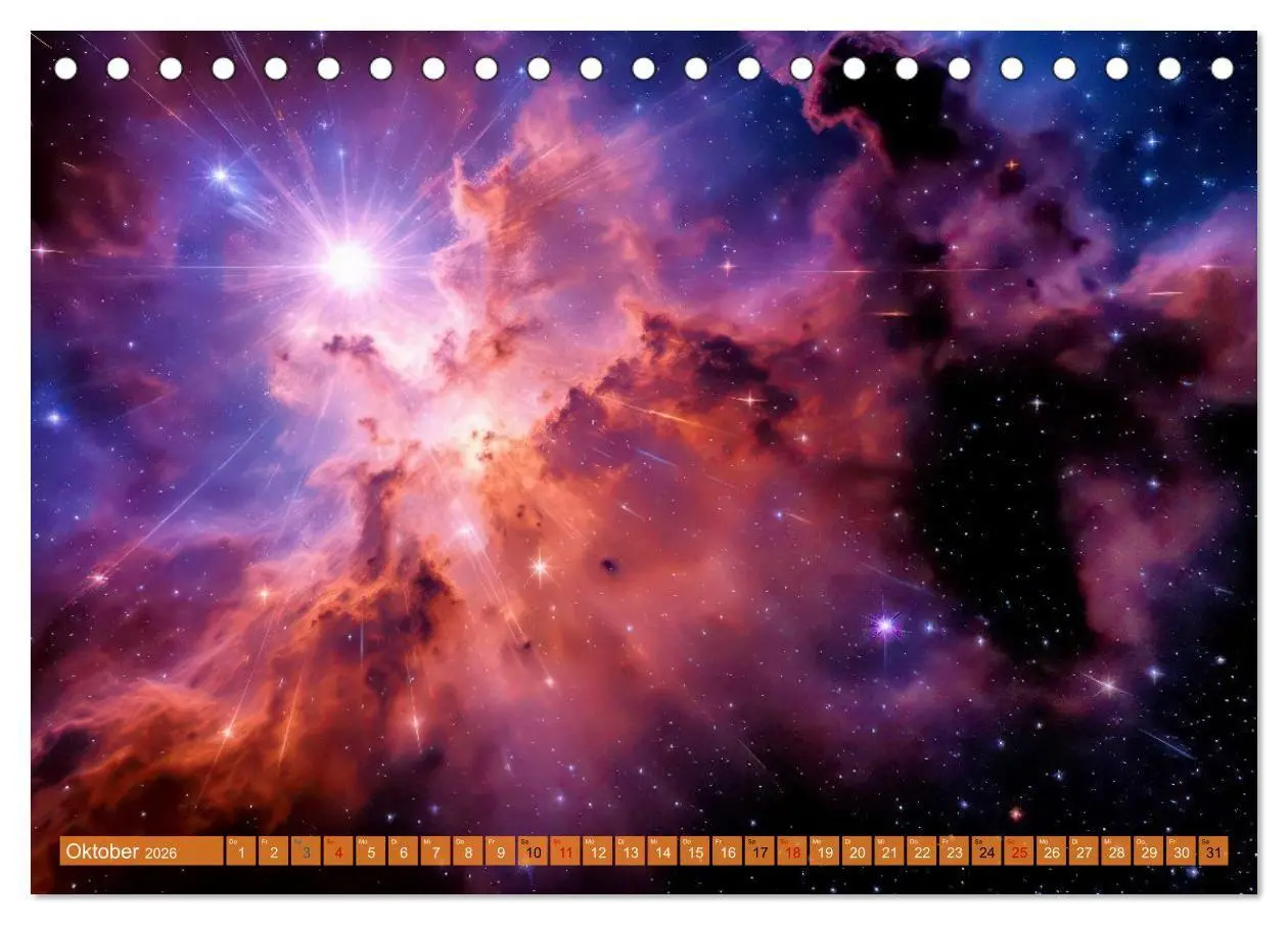 Bild: 9783516736779 | Gammablitze im Universum (Tischkalender 2026 DIN A5 quer), CALVENDO...