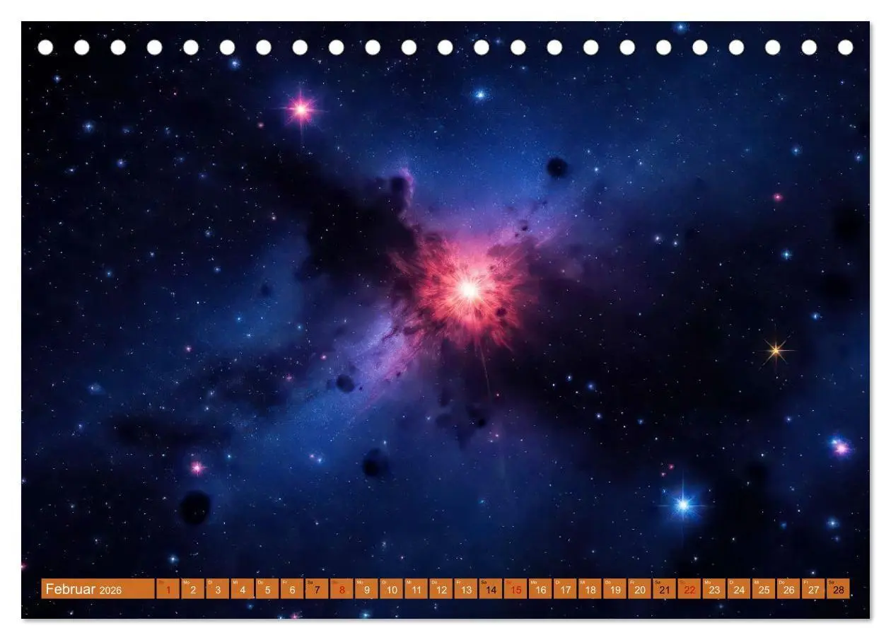 Bild: 9783516736779 | Gammablitze im Universum (Tischkalender 2026 DIN A5 quer), CALVENDO...