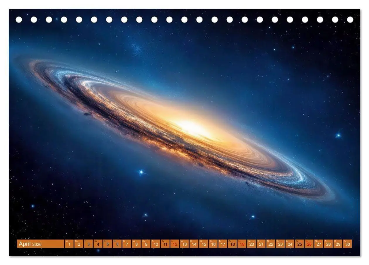 Bild: 9783516736779 | Gammablitze im Universum (Tischkalender 2026 DIN A5 quer), CALVENDO...