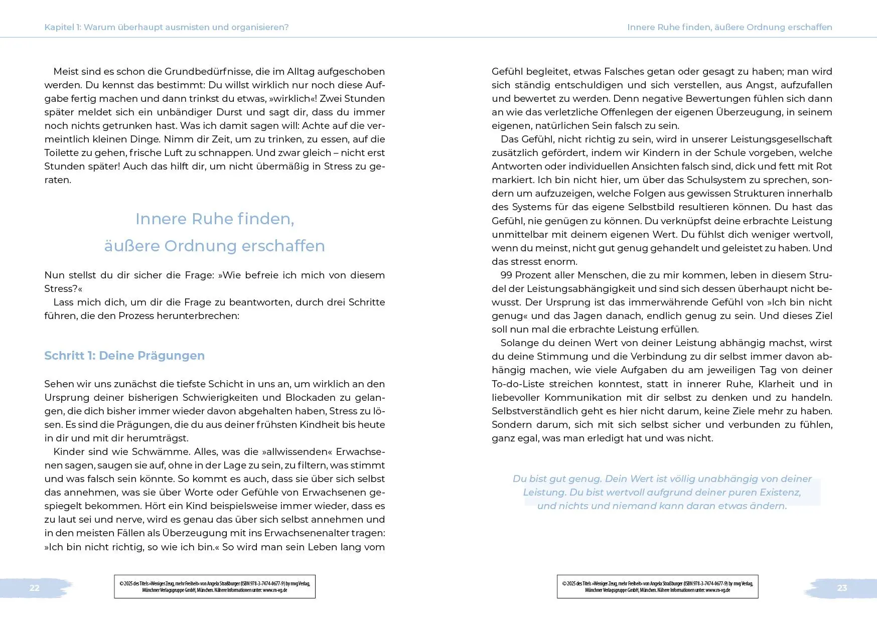 Bild: 9783747406779 | Weniger Zeug, mehr Freiheit | Angela Straßburger (u. a.) | Taschenbuch