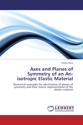 Axes and Planes of Symmetry of an An-isotropic Elastic Material | Numerical examples for identi cation of planes of symmetry and their matrix representation of the elastic material | Siddra Rana - Rana, Siddra