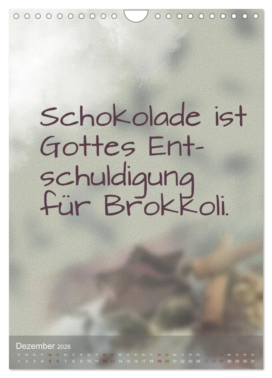 Bild: 9783516346879 | Heute ist ein guter Tag (Wandkalender 2026 DIN A4 hoch), CALVENDO...