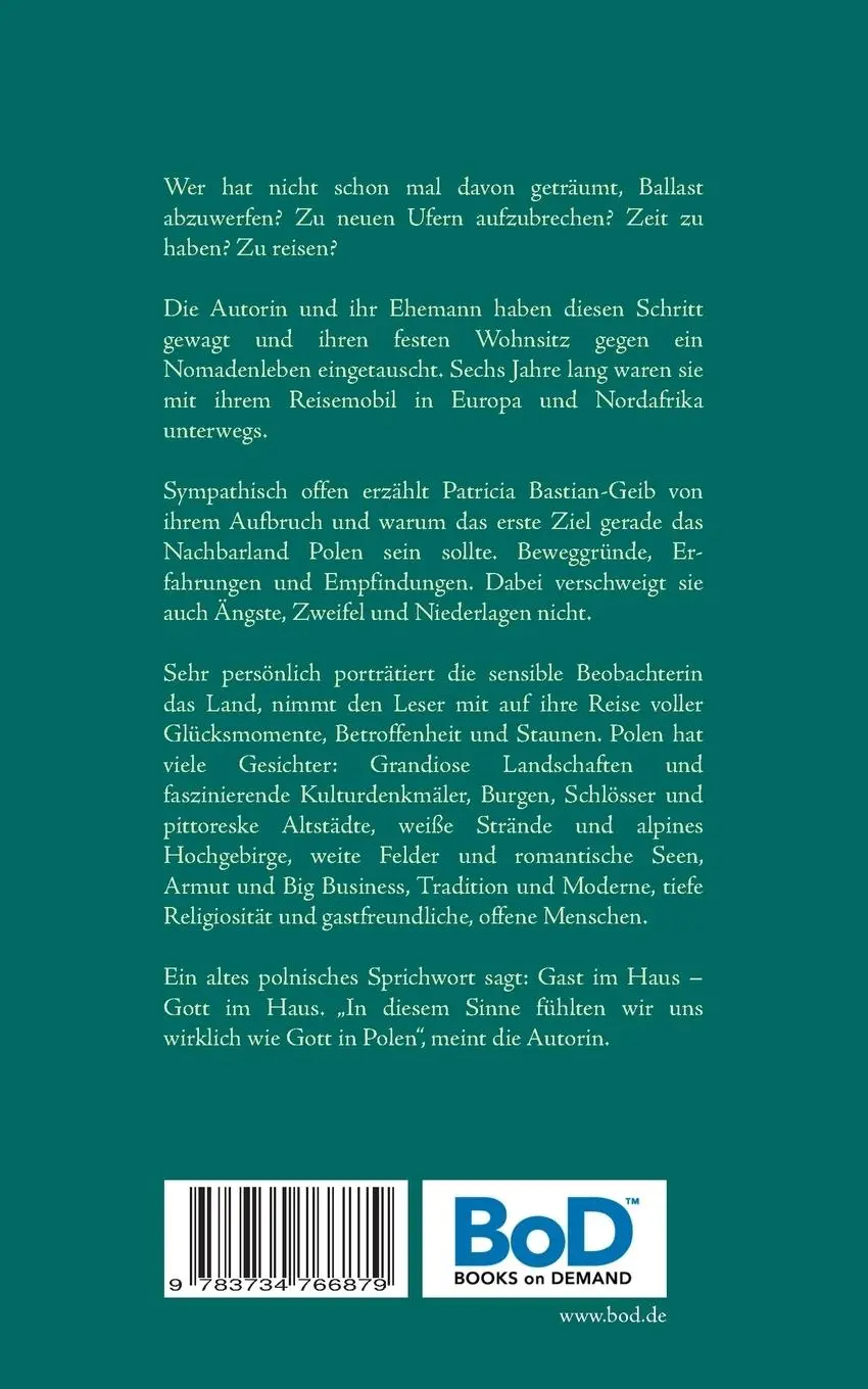 Rückseite: 9783734766879 | Wie Gott in Polen - Reiseerzählungen | Patricia Bastian-Geib | Buch