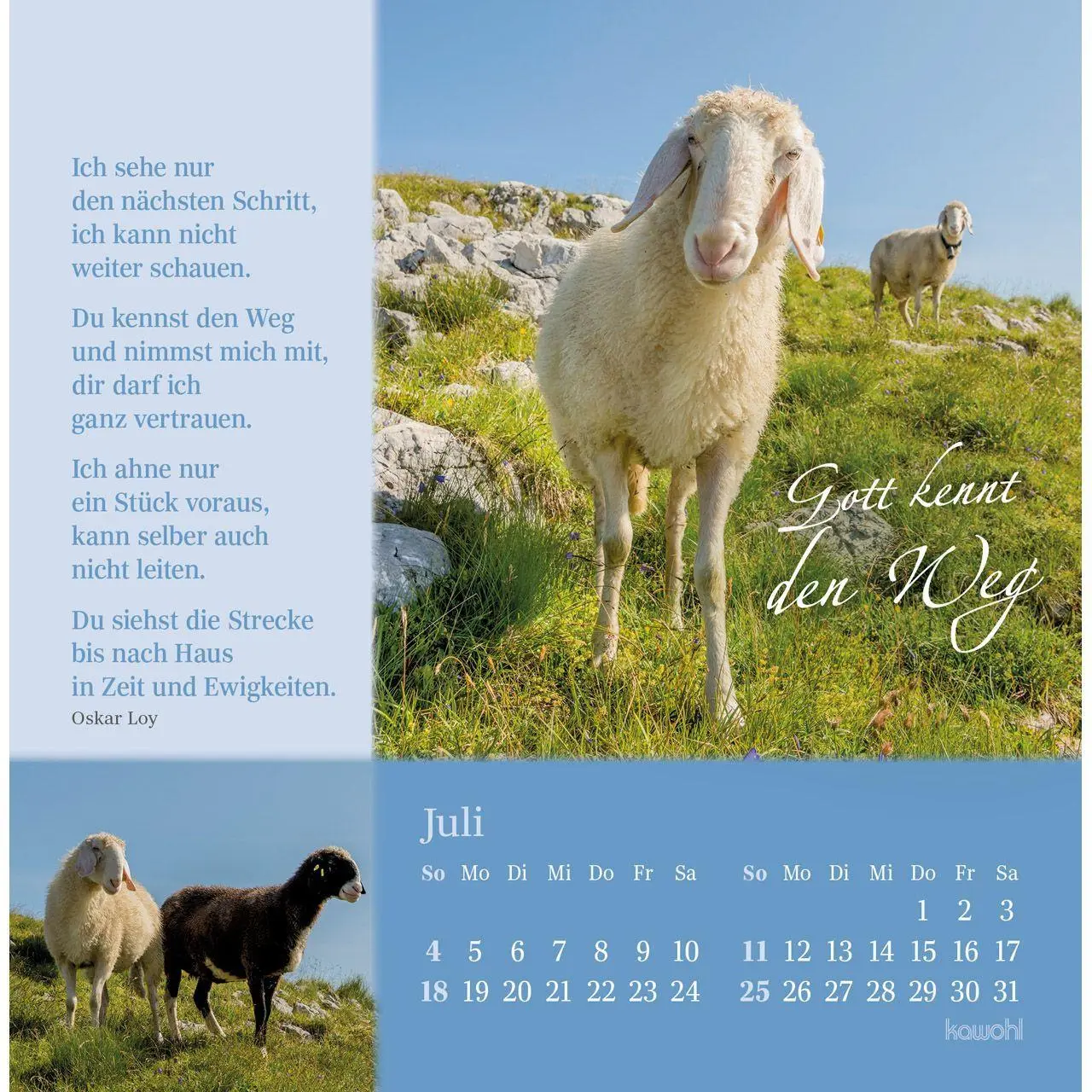 Bild: 9783754876879 | Sei behütet und gesegnet 2027 | Impulse und Gedanken zu Psalm 23