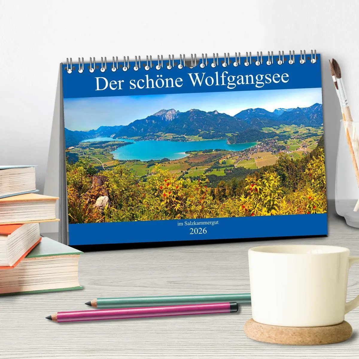 Bild: 9783457866979 | Der schöne Wolfgangsee im Salzkammergut (Tischkalender 2026 DIN A5...