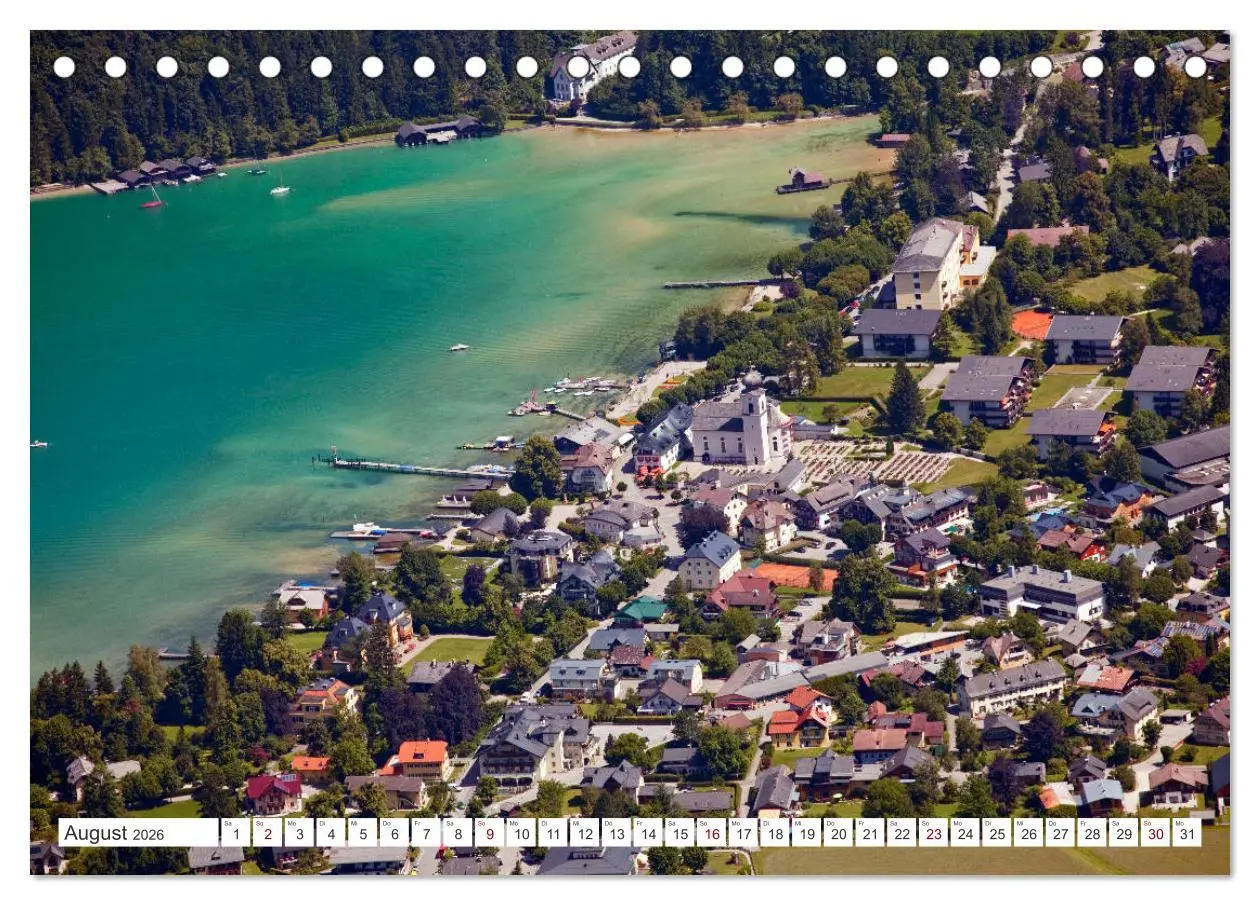 Bild: 9783457866979 | Der schöne Wolfgangsee im Salzkammergut (Tischkalender 2026 DIN A5...
