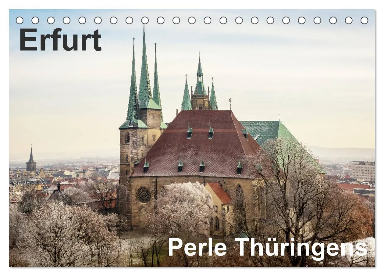 Cover: 9783457936979 | Erfurt. Perle Thüringens. (Tischkalender 2026 DIN A5 quer),...
