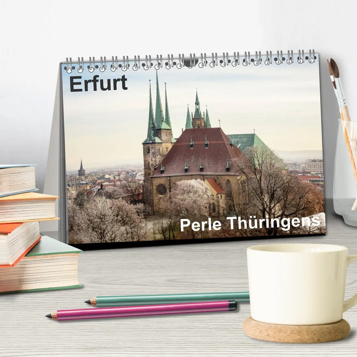 Bild: 9783457936979 | Erfurt. Perle Thüringens. (Tischkalender 2026 DIN A5 quer),...