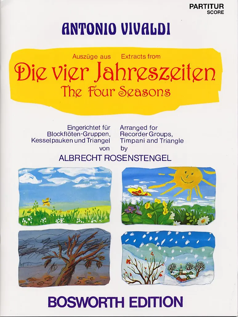 Cover: 9783936026979 | Antonio Vivaldi: Die vier Jahreszeiten (Auszüge) | Antonio Vivaldi