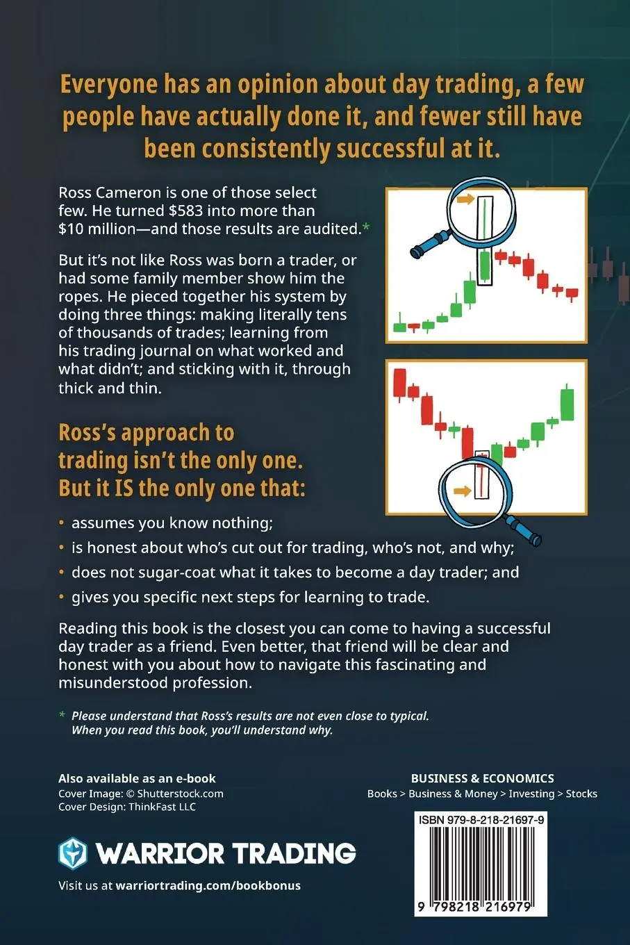 Rückseite: 9798218216979 | How to Day Trade | The Plain Truth | Ross Cameron | Taschenbuch | 2023