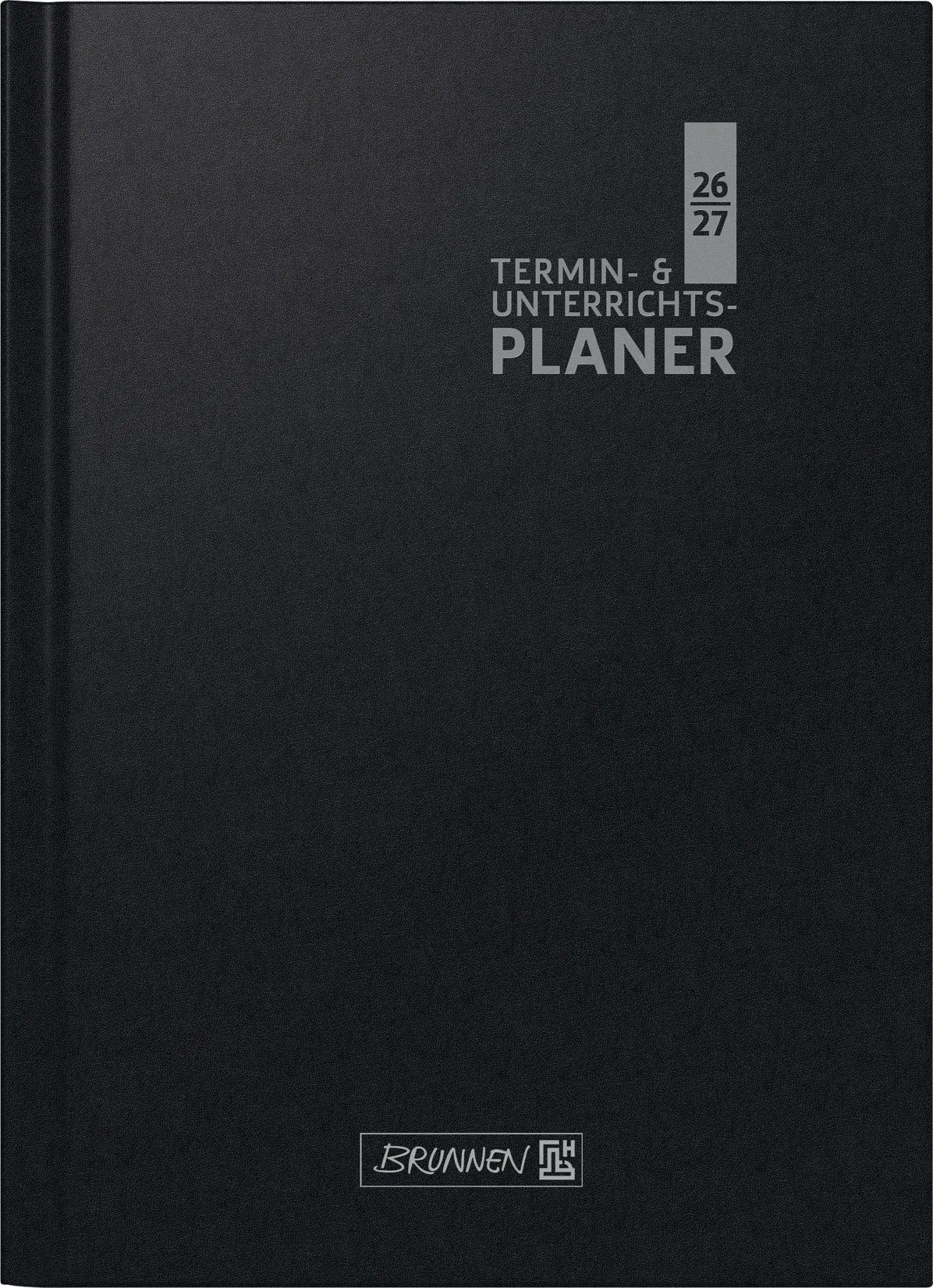 Cover: 4061947157079 | Termin- &amp; Unterrichtsplaner 2026/2027 A4, Kunststoff, schwarz | Buch