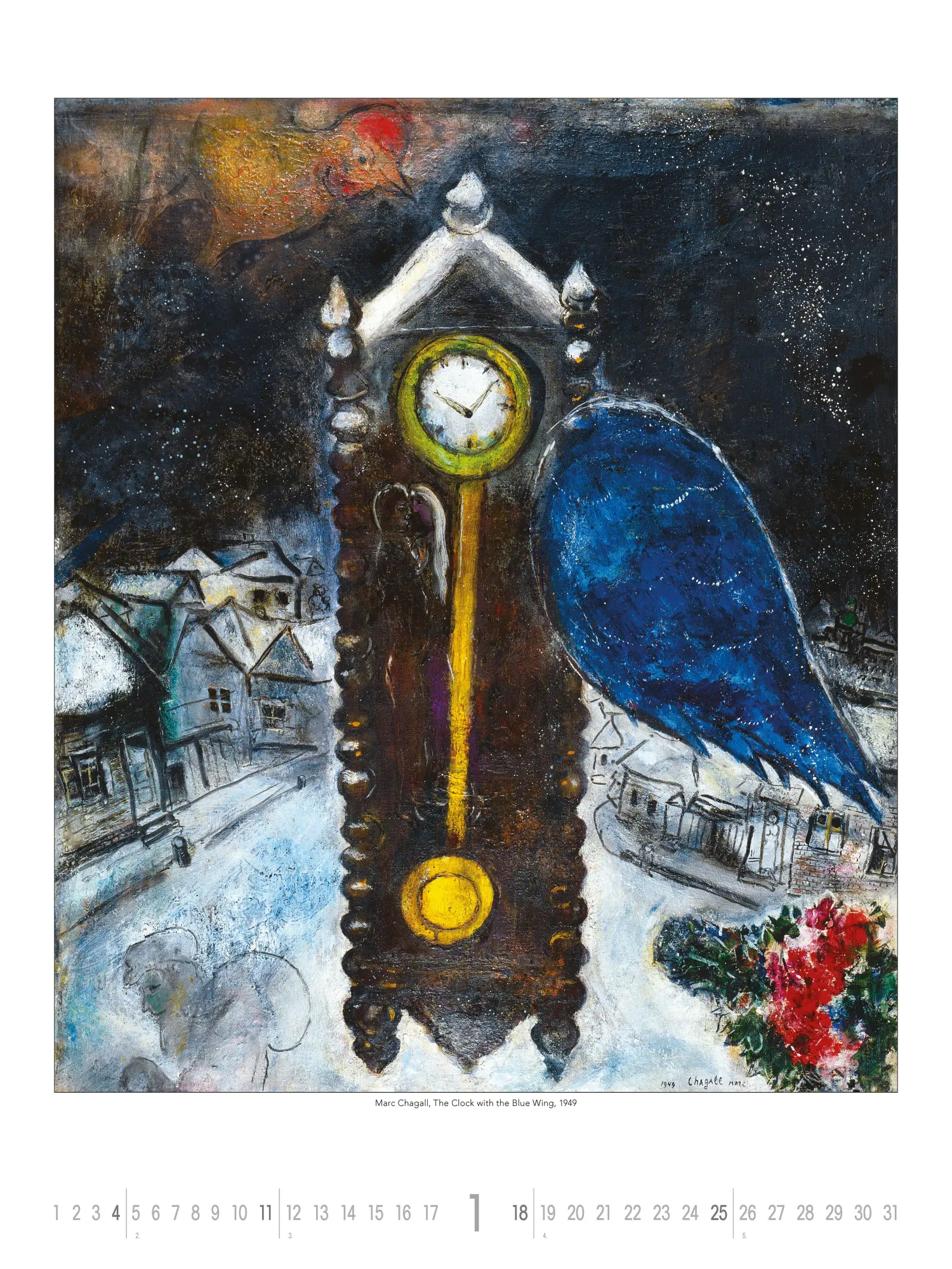 Bild: 4069095007079 | Marc Chagall 2026 - Bild-Kalender 42x56 cm - Kunst-Kalender -...