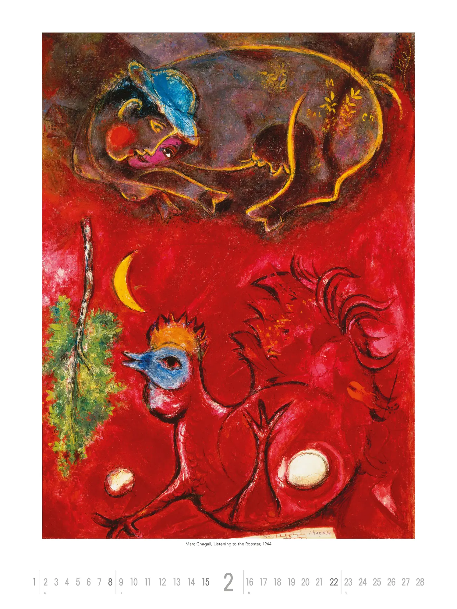 Bild: 4069095007079 | Marc Chagall 2026 - Bild-Kalender 42x56 cm - Kunst-Kalender -...