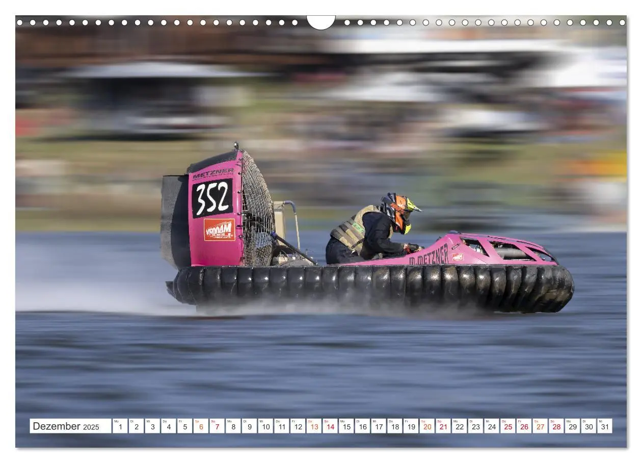 Bild: 9783457207079 | Hovercraft Formel 1 Weltmeisterschaft (Wandkalender 2025 DIN A3...