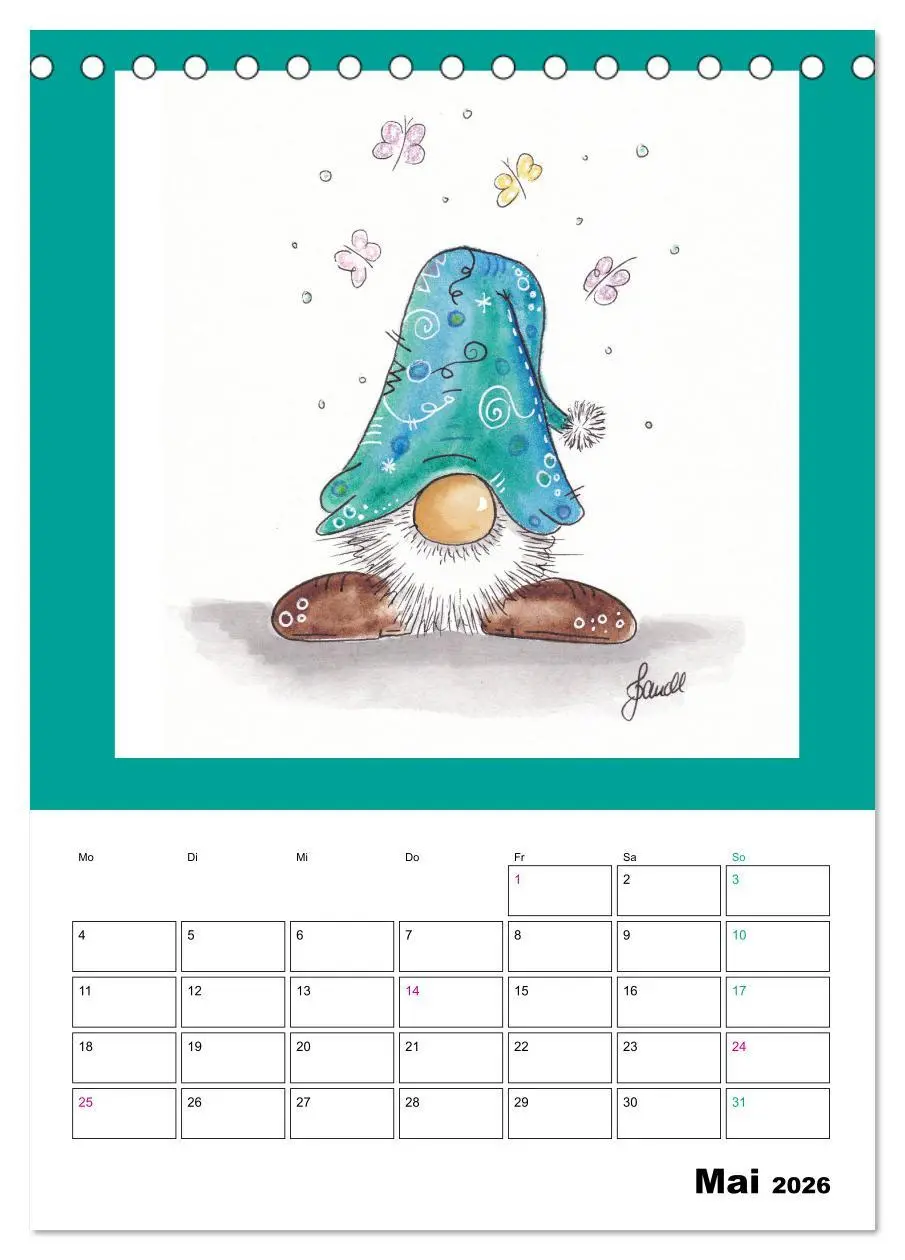 Bild: 9783516397079 | WichtelParade (Tischkalender 2026 DIN A5 hoch), CALVENDO...