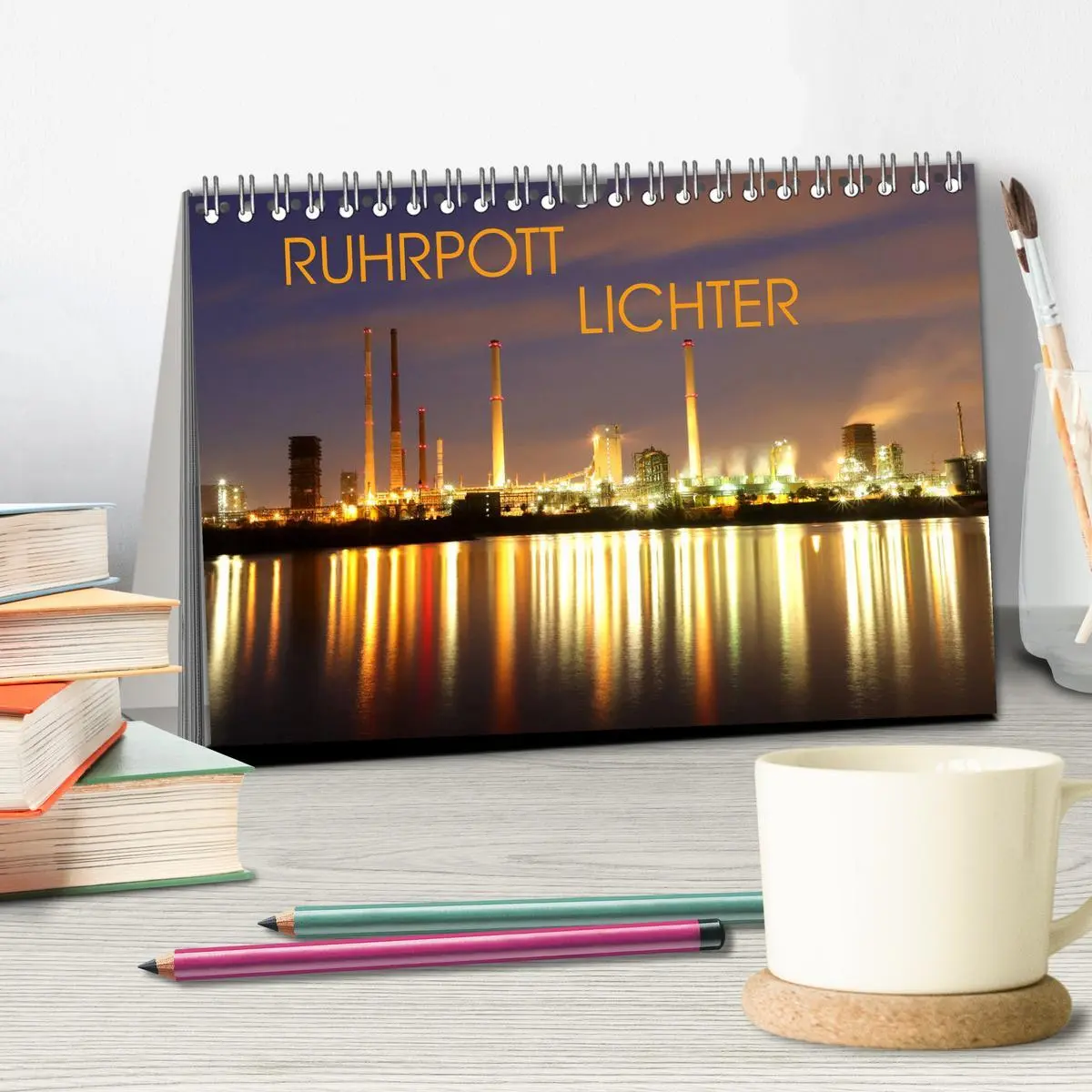 Bild: 9783457817179 | RUHRPOTT LICHTER (Tischkalender 2026 DIN A5 quer), CALVENDO...