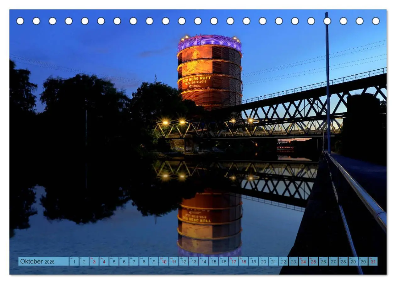 Bild: 9783457817179 | RUHRPOTT LICHTER (Tischkalender 2026 DIN A5 quer), CALVENDO...