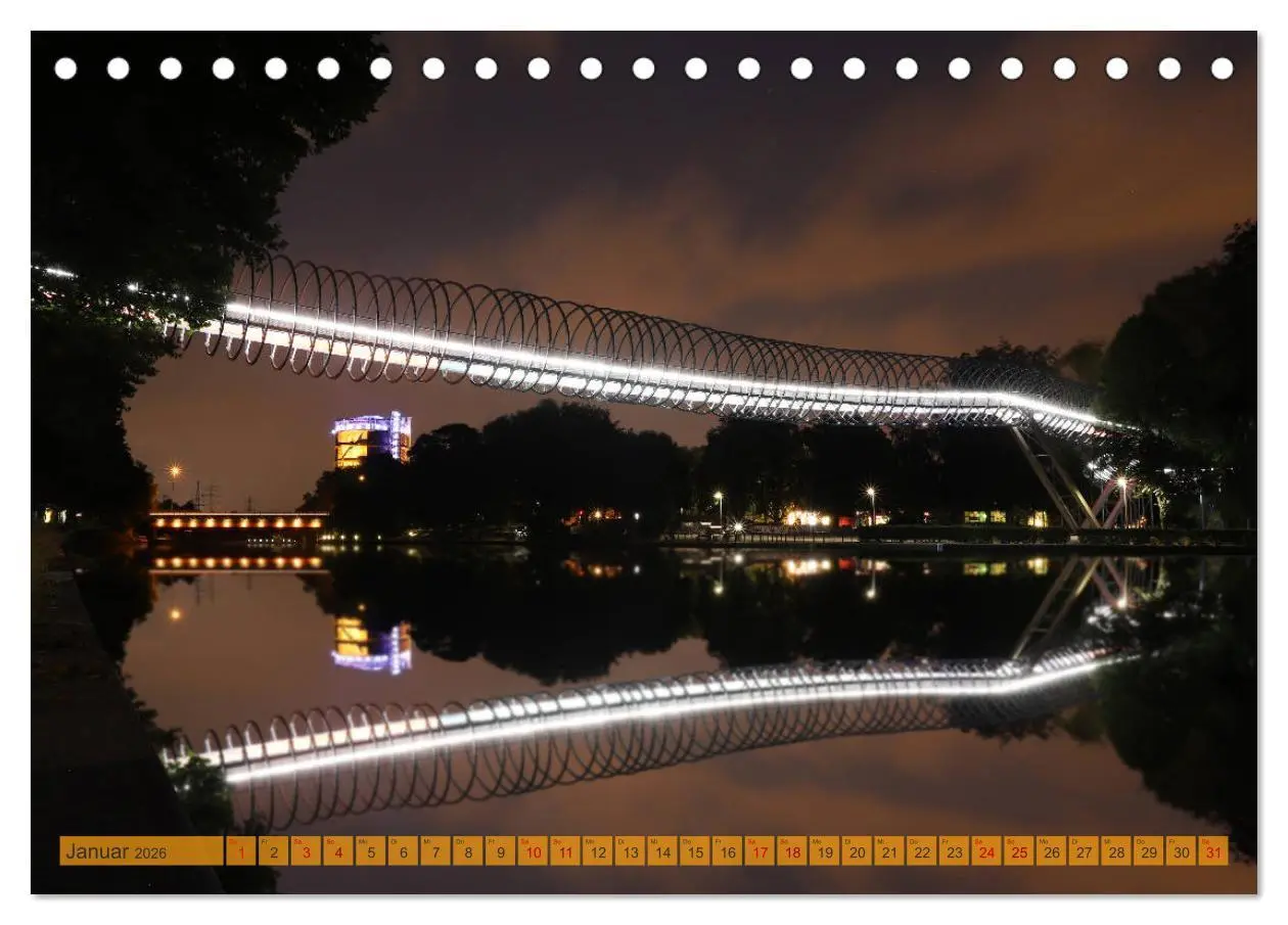 Bild: 9783457817179 | RUHRPOTT LICHTER (Tischkalender 2026 DIN A5 quer), CALVENDO...