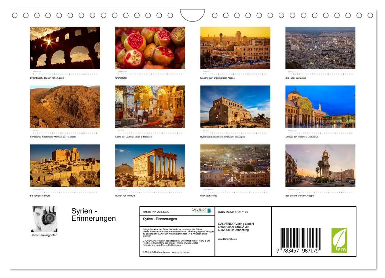 Bild: 9783457987179 | Syrien - Erinnerungen (Wandkalender 2026 DIN A4 quer), CALVENDO...