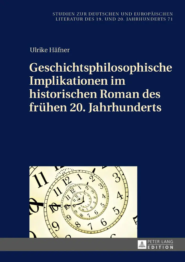Cover: 9783631677179 | Geschichtsphilosophische Implikationen im historischen Roman des...