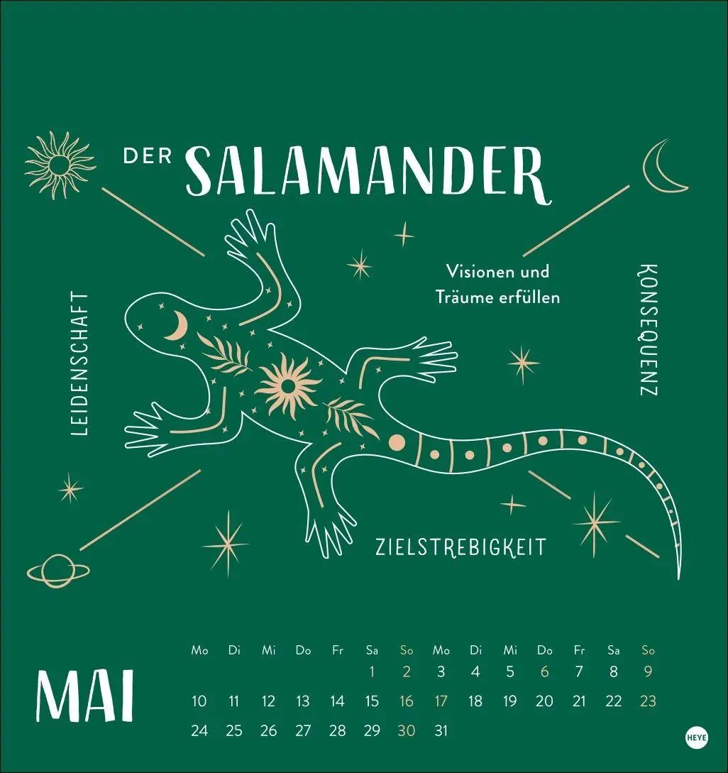 Bild: 9783756417179 | Krafttiere Postkartenkalender 2027 | Kalender | 13 S. | Deutsch | 2027