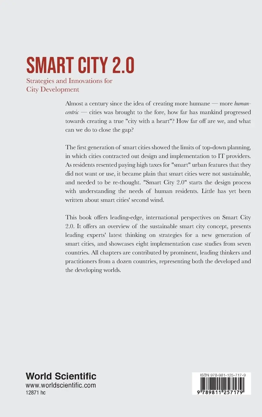 Rückseite: 9789811257179 | SMART CITY 2.0 | Fred Young Phillips &amp; Avv Deog-Seong Oh | Buch | 2023
