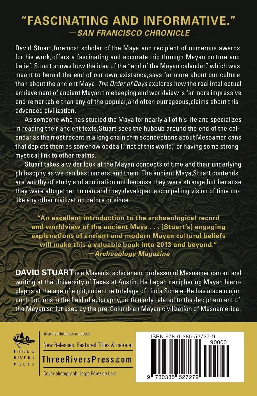 Rückseite: 9780385527279 | The Order of Days | Unlocking the Secrets of the Ancient Maya | Stuart